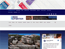 Tablet Screenshot of greekreporter.com